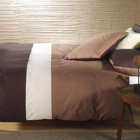Parure de lit 4 pièces en 100% coton Housse Couette Douce et Elégante, Lavable et Facile d’Entretien Housse de Couette 200x200 et Autres Tailles (1/2)