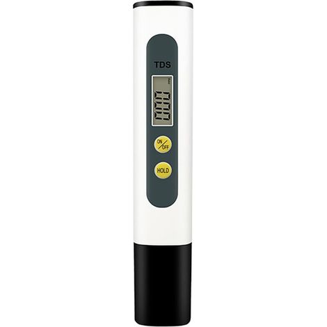 Tester digitale per la qualità dell'acqua con ampio display LCD digitale per uso domestico e industriale, idroterapia e monitoraggio della qualità dell'acqua potabile (nero) (1/5)