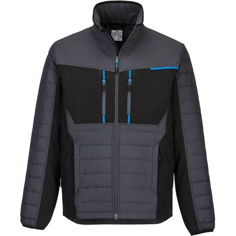 Veste Bi-matière Wx3 Baffle Couleur : Gris Métal Taille Xxxl - Portwest (1/2)