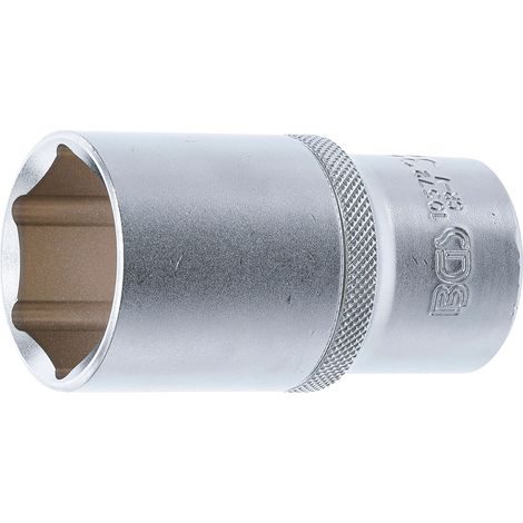 Llave de vaso hexagonal, larga  entrada 12,5 mm (1/2")  32 mm (1/3)
