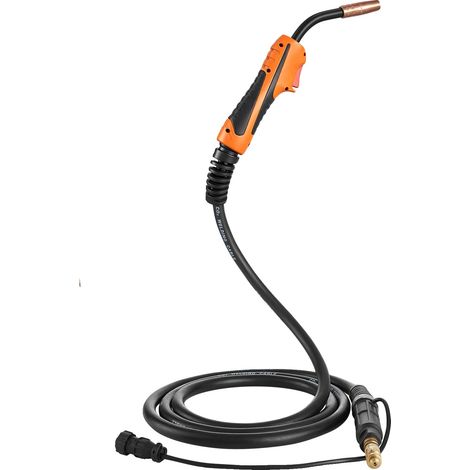 Pistola de soldadura MIG, cable de cobre de 3 metros, compatible con soldadoras Lincoln, 3 metros (1/5)