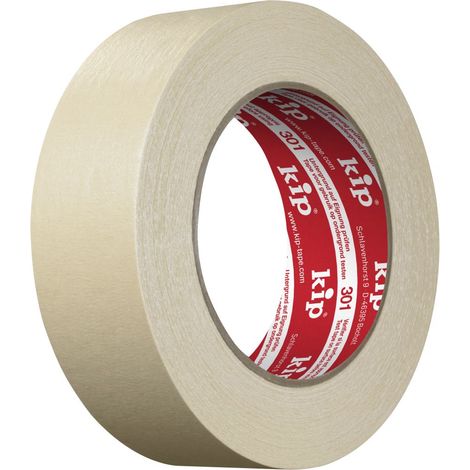 Crêpage fin 301 Extra légèrement crêpé nature L. 50 m l. 36 mm Rolle (1/4)