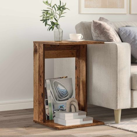 Beistelltisch Altholz 40 x 38 x 62,5 cm Holzwerkstoff