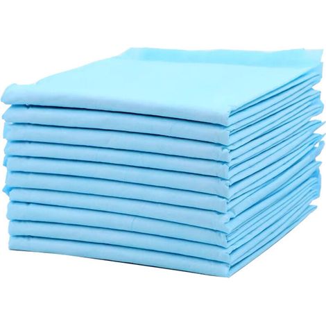 XEPHO 40 PCS Alaise pour Chien et Chats, 60x60cm Tapis Absorbant Chiots, Tapis éducateurs pour Bébé avec 6 Couches de Conception Etanche, D'absorber Rapidement l'humidité pour Prévenir Les Fuites