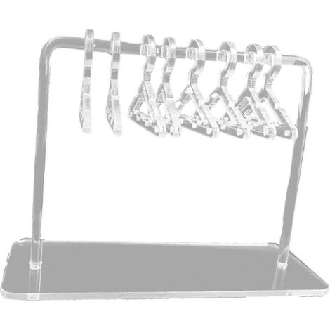 Présentoir à boucles d'oreilles suspendu, support mural, crochet pour boucles d'oreilles, porte-boucles d'oreilles pour bureau-Clear (1/5)