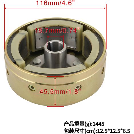 Volant magnétique compatible avec YFS200 Blaster 1988-2007 F55K504 2X1-85550-M0-00 (1/4)