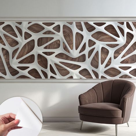 Fotomurale adesivo - parete decorativa - decorazione casa - stile moderno parete - Armonia dinamica 250x104 cm (1/5)
