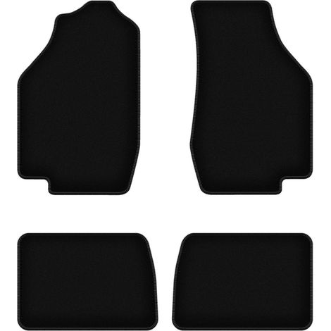 Tappetini BASIC in velluto nero per: Honda Civic IV hatchback (1987-1991) (1/5)