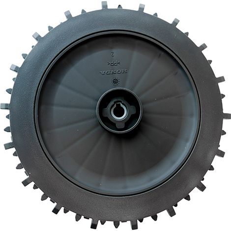 Honda – Roue arrière pour tondeuse robot Miimo HRM310, HRM520 – Largeur 33 mm – Adhérence améliorée sur terrain humide – 42710VP7A01