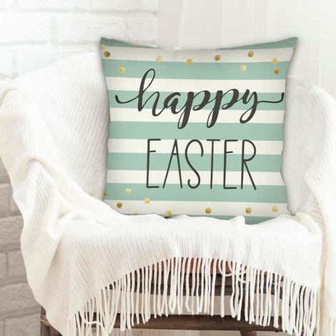 Housse de coussin carréerésistant au lavage pour la Saint-Valentin, mariage, anniversaire, Noël, l'Action de grâce (1/5)