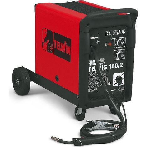 Telwin – Poste à souder MIG/MAG 170A – Tension 230V – Réglage électronique – Pour bobines jusqu'à 15kg – Accessoires inclus