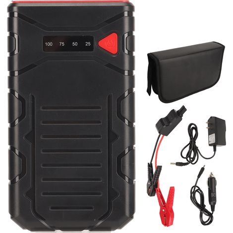 Démarreur de voiture portable 1000A crête 10400mAh 12V pour essence 6.0L diesel 3.0L prise US 100-240V (1/5)