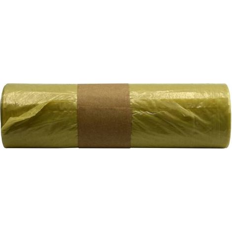 20 x SACCHI NETTEZZA U. ROTOLO 50X60 GIALLO 15 PZ