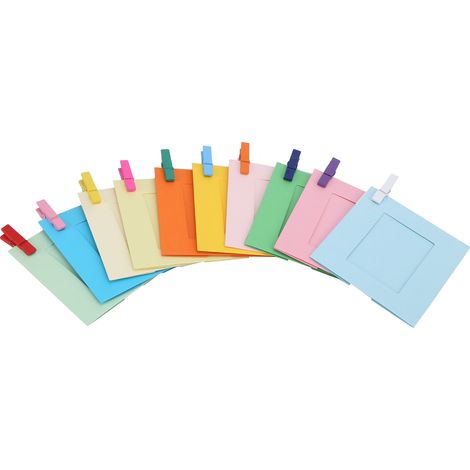 Cadres photo muraux en papier de 7,6 cm (3 pouces) pour appareils photo Instax Mini 11/7+/8/25/50s/90/26/8+/9 (1/5)