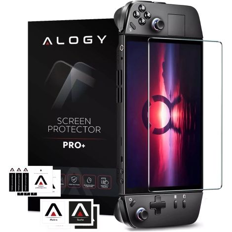 Vetro temperato 9H per Lenovo Legion Go per Alogy Screen Protector PRO+ Schermo della console (1/4)