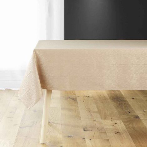 Nappe Jacquard Déco "Debbie" 140x240cm Or (1/3)