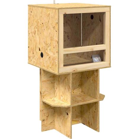 Terrarium Braun 50 x 50 x 100 cm OSB vidaXL