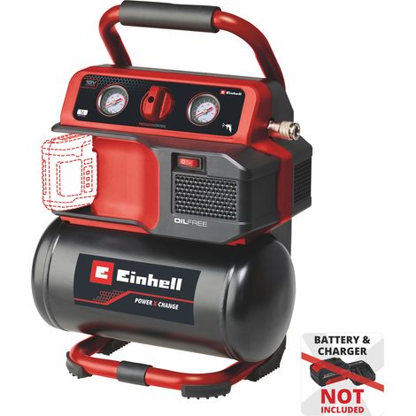 Einhell 4020410 TE-AC 18/75 Li OF-Solo Power X-Change Air Compressor 18V Bare (1/5)