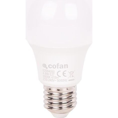 Bombilla LED Classic E27 4.9 W 470 Lm 3000 K (1/5)