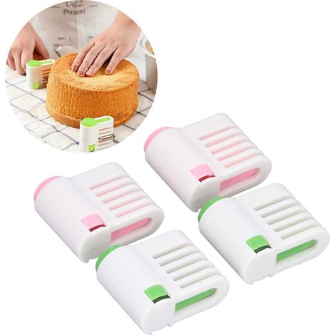 Lot de 4 coupe-gâteaux et trancheuses à toasts, séparateur et coupe-gâteaux (1/5)