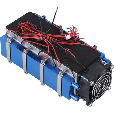 Refroidisseur thermoélectrique TEC1-12706 DC12V 576W à 8 puces pour lit pour animaux de compagnie, dispositif de refroidissement d'air DIY pour petits espaces (1/5)