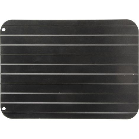Quick Defrosting Tray Non Stick Coating Rugged Highly Efficient Defrosting Plate for Kitchen Home S:23x16.5x0.3cm/9.1x6.5x0.1in (1/5)