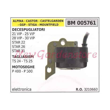 Bobina accensione GGP decespugliatori  tagliasiepi TS24 25 motoseghe P400 500 005761