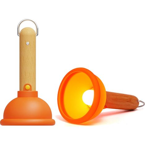 Cadeau amusant et original : veilleuse en forme de ventouse, lampe de chevet tactile, idéale pour décorer une chambre d'étudiant ou un dortoir.