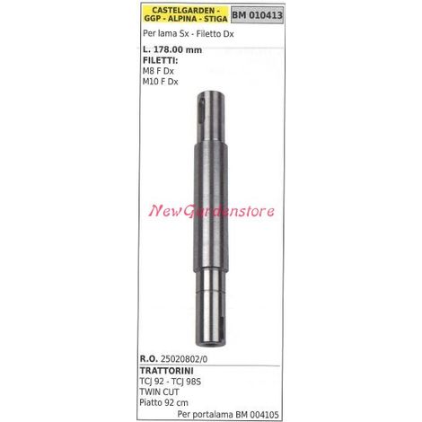 Albero mozzo portalama trattorino rasaerba tagliaerba TCJ 92 98S stiga 010413