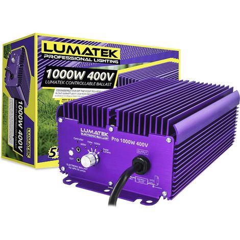 Lumatek - Ballast électronique professionnel 1000W 400V Double Ended