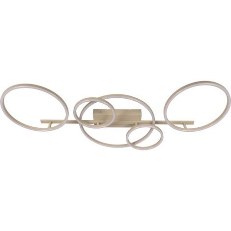 Lampe de plafond moderne Nicola brun sable - 53112/36/41 (1/3)