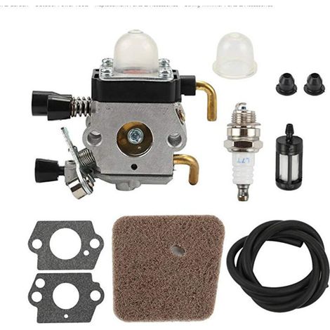 Kit de carburateur C1Q - S97 - Stihl HS45 FS38 FS45 FS46 FS8 - Avec capot de filtre à air (1/4)