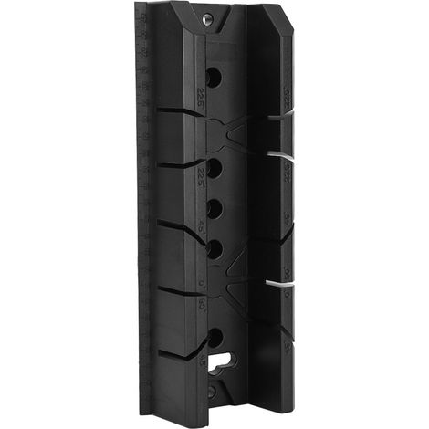 Boîte à outils pour scie à onglets de menuiserie 0/22,5/45/90 degrés, outil de coupe oblique pour bois et plâtre (801) (1/5)
