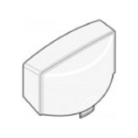 Sommer – Cache plastique blanc pour boîtier DUO – Accessoire motorisation garage – Résistant aux intempéries – Installation facile et rapide