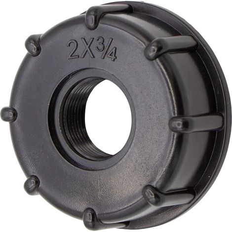 Raccord de vanne de réservoir S60x6 filetage 3/4 pouce épaissi pour système de plomberie et robinetterie