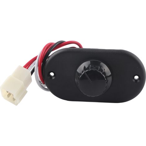 Interrupteur variateur LED RV DC 12V/24V 40W encastrable gradation sans palier 15%-100% contrôle de courant pour bateau voiture camion (couvercle noir) (1/5)