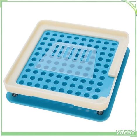 Fafeicy machine manuelle de remplissage de capsules Remplisseur de capsules vides à 100 trous, plaques parapharmacie membres (1/5)