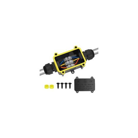 Boîte de jonction étanche IP68, 2 voies, pour câble Ø4-14 mm – (1/5)