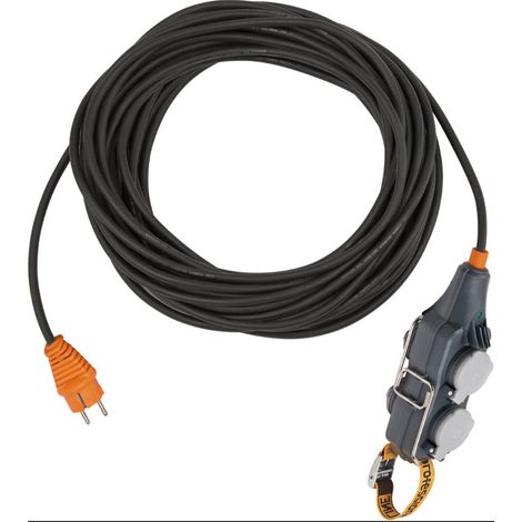 Alargador profesional BRENNENSTUHL Powerblock 15 m H07RN-F 3G2,5 4 tomas IP54 45掳