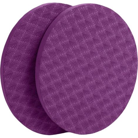 Ginocchiere da yoga, ginocchiere in schiuma per Pilates, cuscinetti per ginocchia da yoga, tappetino rotondo, tappetino fitness antiscivolo. Ufficio, casa, ginocchia, gomiti, polsi e mani. (1/5)