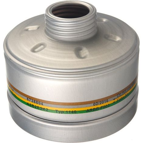 Filtre à gaz Rd40 A2B2E2K2 – Compatible avec masque Dräger X-plore 6300 – Protection contre gaz et vapeurs – 1 pièce