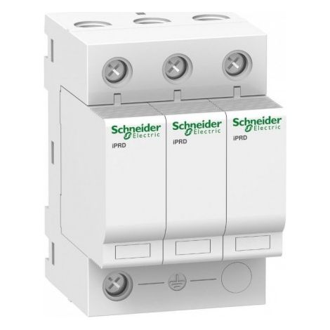 Parafoudre modulaire 3P IT 20kA 460V cartouche débrochable avec report à distance iPRD20r Acti9 SCHNEIDER A9L16573