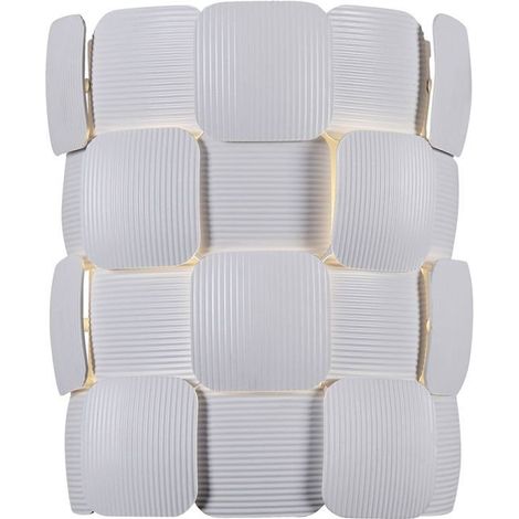 Italux Elisa - Moderne Wandleuchte Weiß 1 Licht, E14 (1/2)