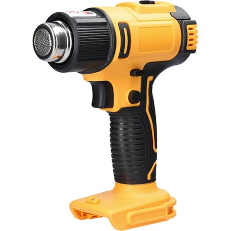 Pistolet à air chaud sans fil portable à batterie lithium rechargeable température réglable 300-550°C outil chauffant (1/5)