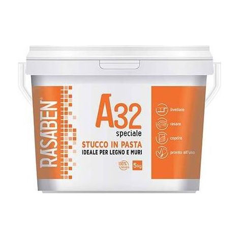 2,0 x Mastic pâte bois mur A32 K2 RASABEN