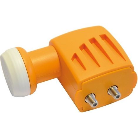 LNB Twin - TELEVES - 747802 - Gain 57 dB - 2 sorties - Compatible Full HD 3D