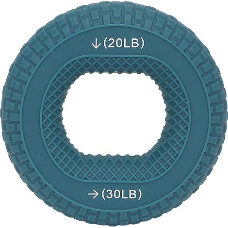 Poignée de Force Double 20-30LB pour Avant-bras, Anneaux Fitness en Silicone Vert Foncé (1/5)