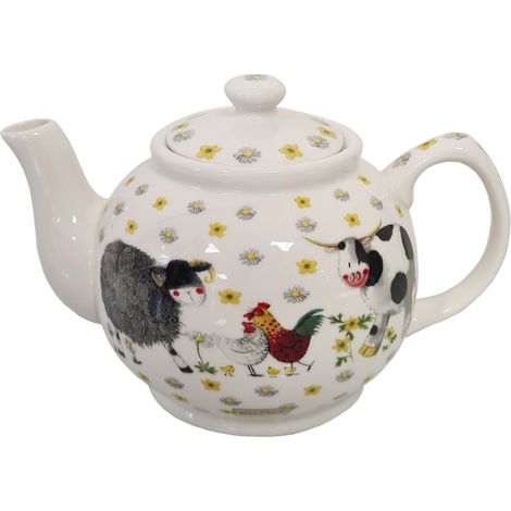 Théière en porcelaine ferme par Alex Clark (1/2)