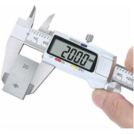 Calibrator electronic in acciaio inossidabile ad alta precisione 0-150 mm calibro elettronico digitale calibro a corsoio (1/4)