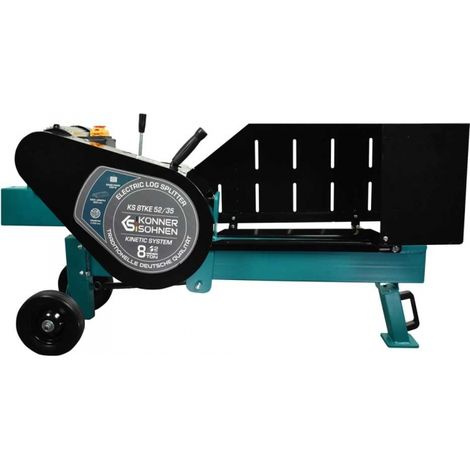 Könner & Söhnen – Fendeur de bûches thermique 8T – Longueur max de bûche 52cm – Force de pression 8T – Protection anti-éclats incluse